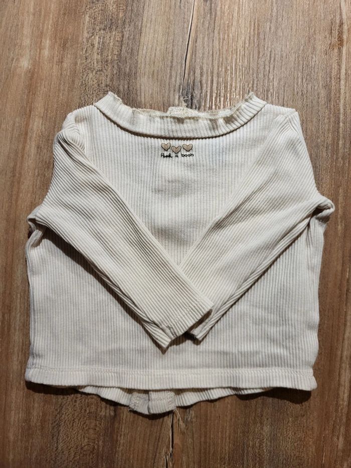 Salopette en coton + pull - photo numéro 6