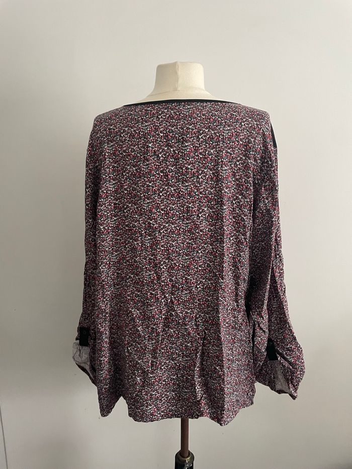 🌸jolie Blouse manches longues casual fleurie taille 40 🌸 - photo numéro 2