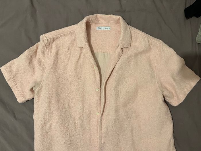 Chemise sans manches homme – Rose molletonné - photo numéro 3