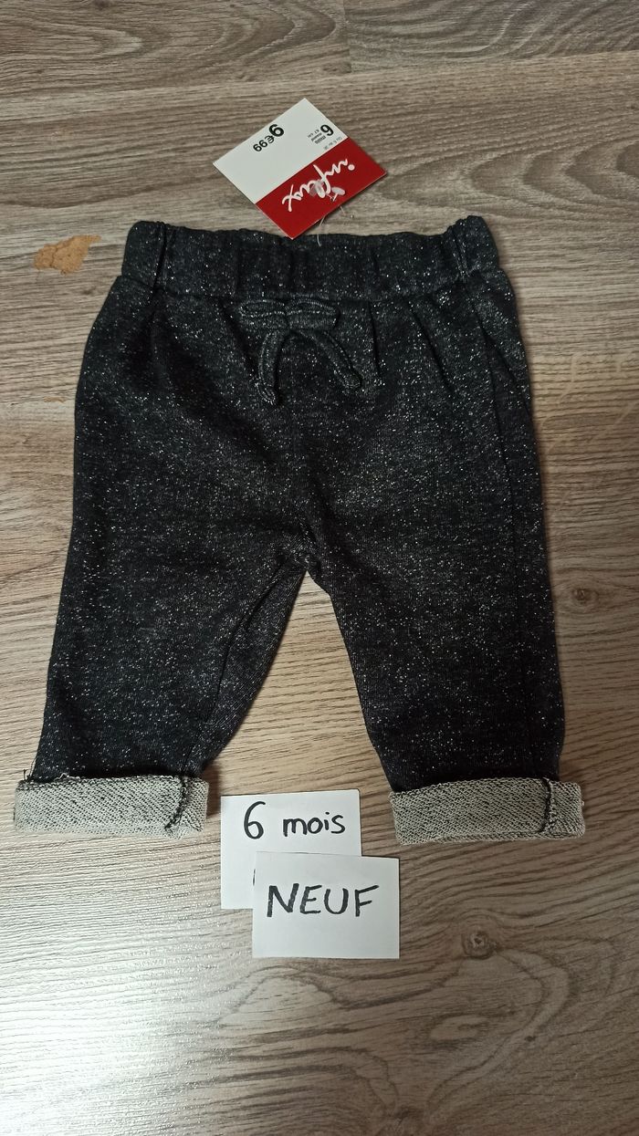 Legging pantalon fille 6 mois pailette