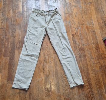 Jean beige loose fille Levi's taille haute taille 16 ans