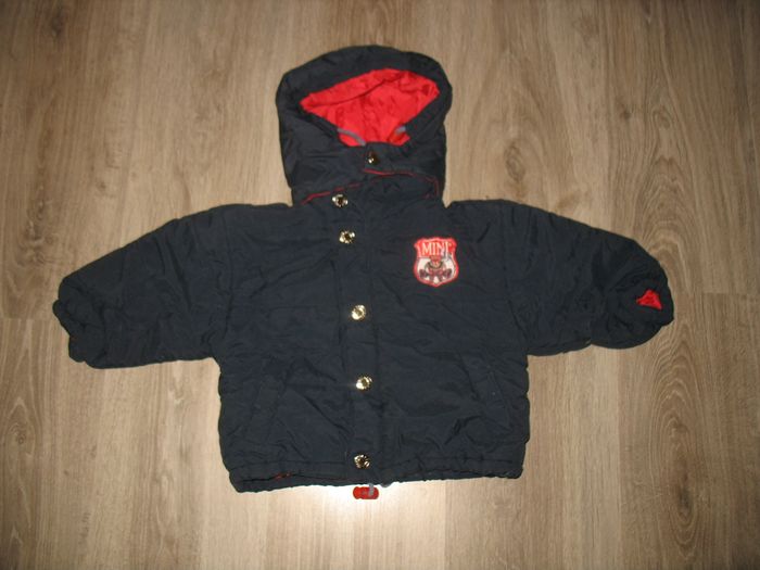 DOUDOUNE A CAPUCHE MARINE BÉBÉ GARÇON "MINI TEENCOOL" - 6 MOIS - n°01