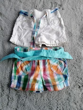 Lot de 2 shorts 2 ans