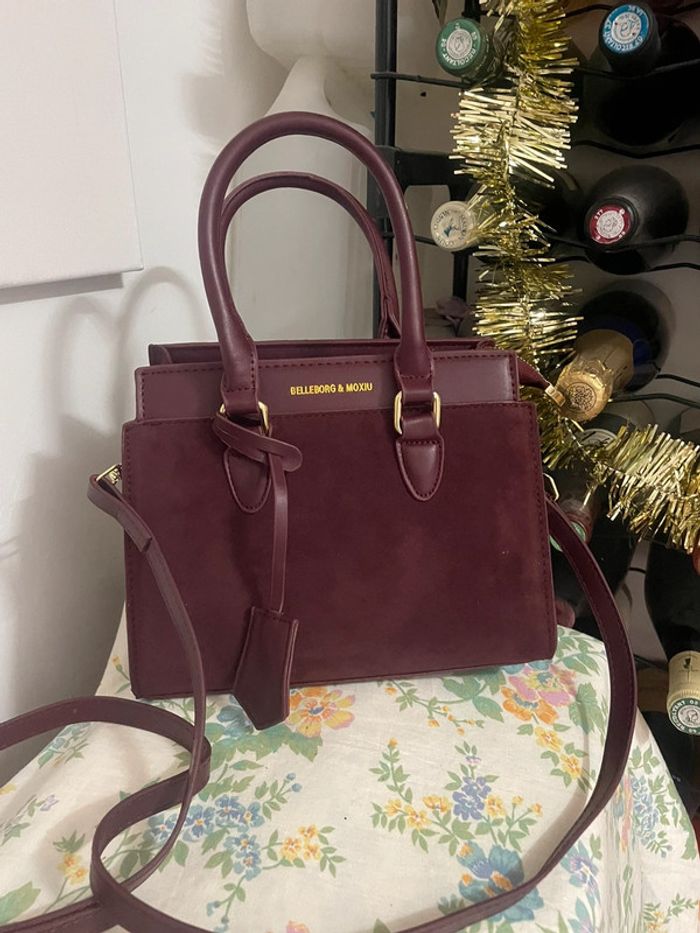 Sac Fourre-Tout Élégant Bordeaux pour Femme - Chic Couleur Unie - photo numéro 19