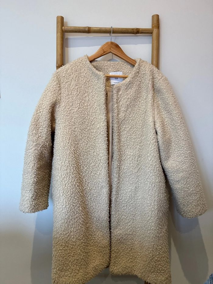 Manteau beige Mango
