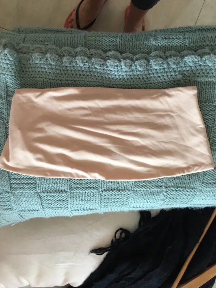 Top femme bandeau beige