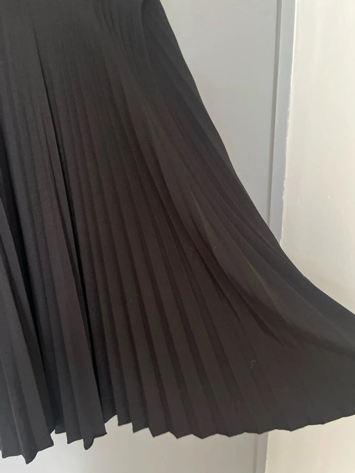 Robe courte plissée Noire - photo numéro 2