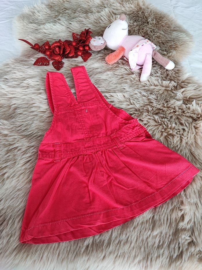 Robe rouge les p'tits babies 3 mois - photo numéro 2
