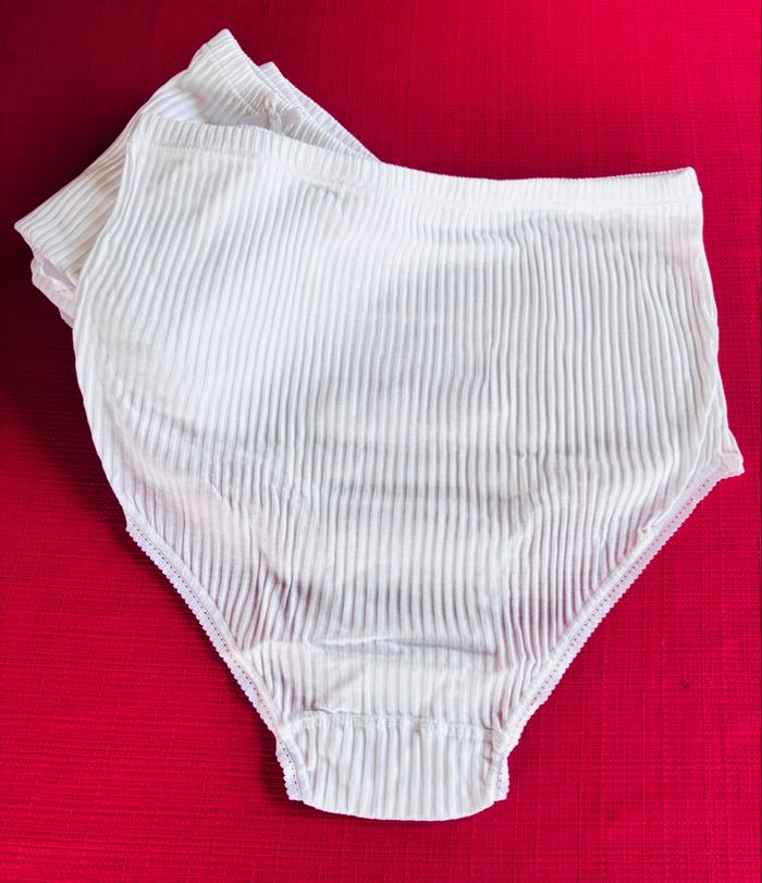 Pack 4 Culottes blanches Maxi Damart Taille L (46/48) - photo numéro 2
