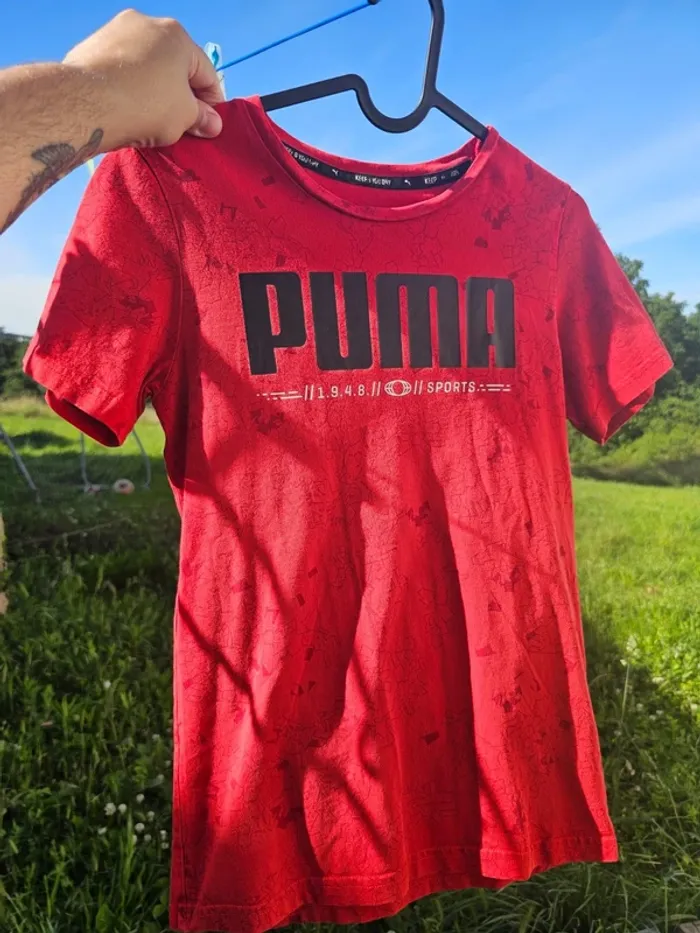 2 tee shirt puma garçon 11 12 ans + 1 gratuit - photo numéro 14