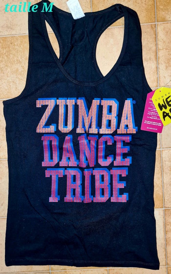 Maillot zumba taille m neuf