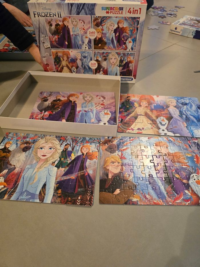 Puzzle et domino reines des neiges - photo numéro 4