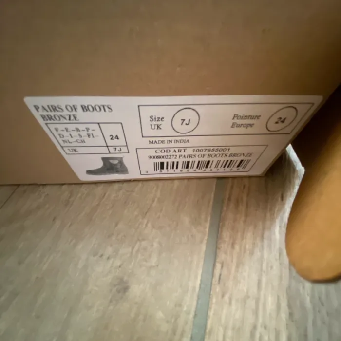 Bottines cuir fille - photo numéro 4