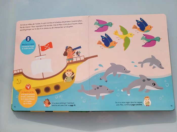 Livre jeu Le Trésor caché des Pirates, les petits aventuriers auzou (56) - photo numéro 5