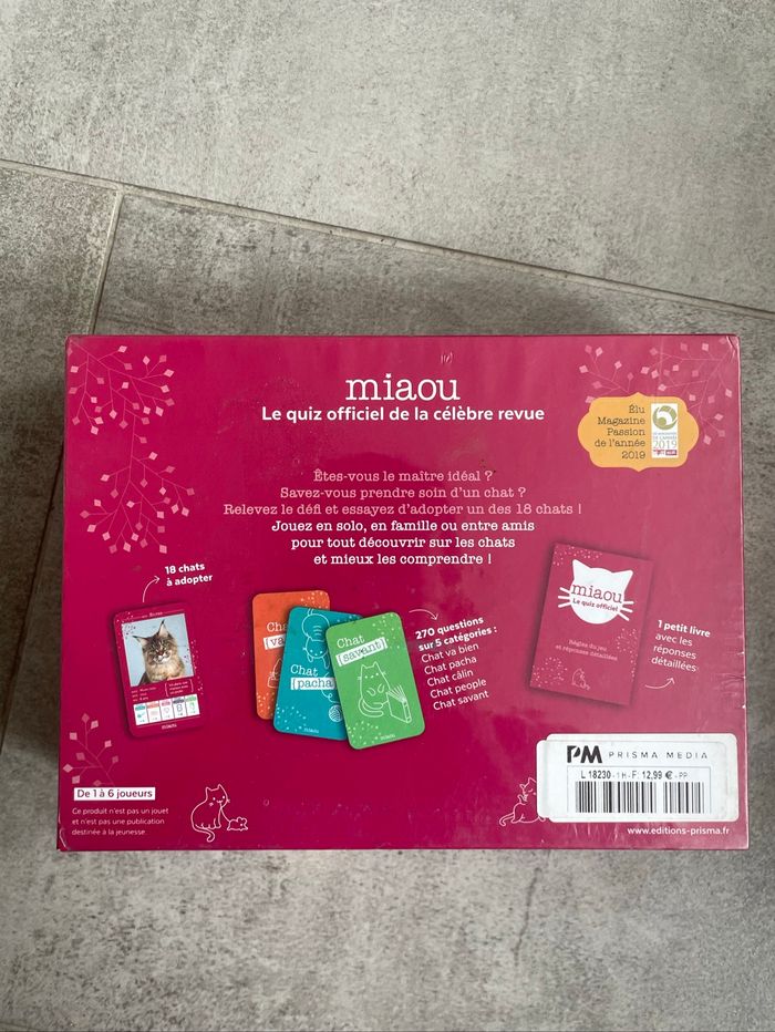 Jeu de quizz Miaou - photo numéro 2