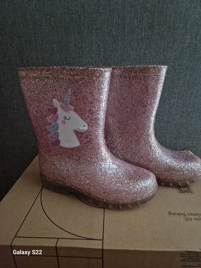 Bottes de pluie semelles lumineuse - photo numéro 4