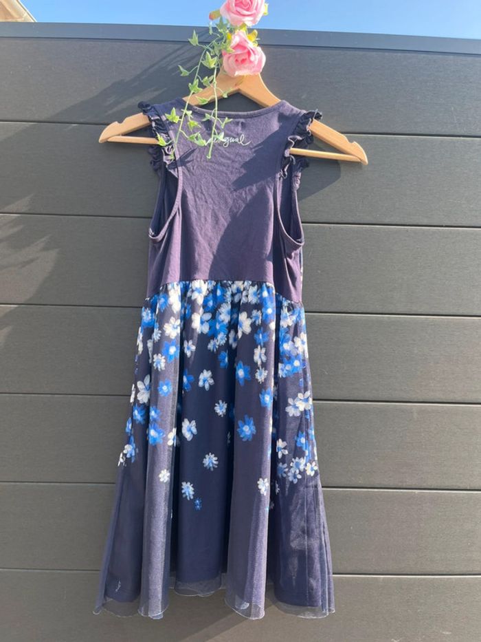 robe fleurie bleu  💙11/12 ans - photo numéro 3