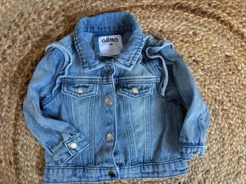 Veste en jean Gemo 12 mois comme neuve
