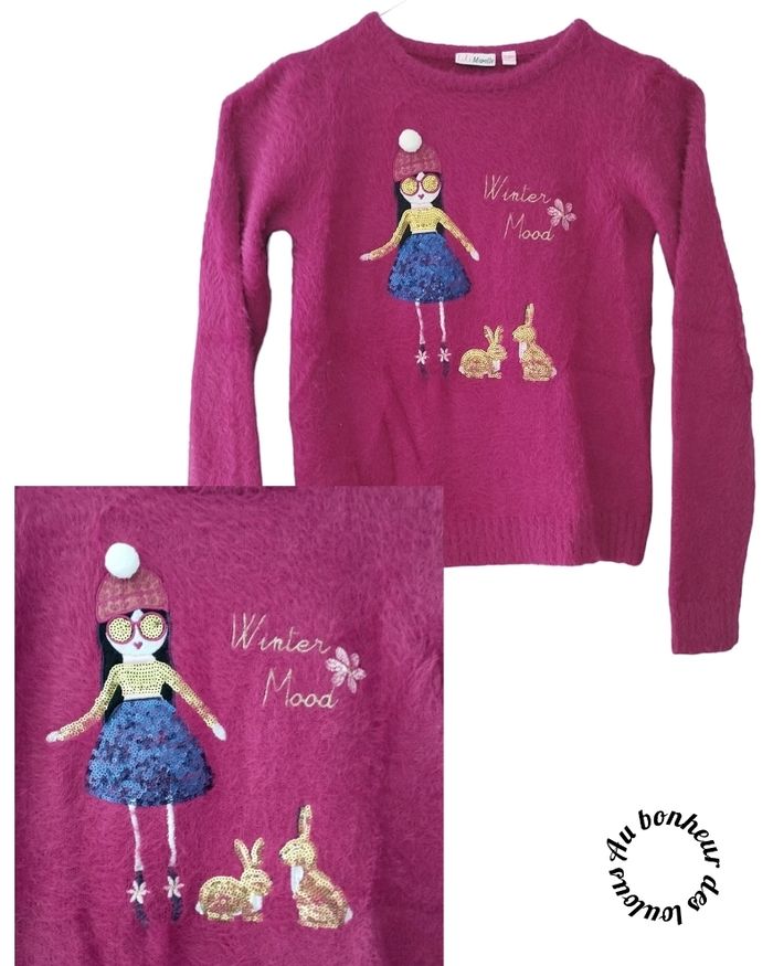 12 ans pull tout doux Lili marelle