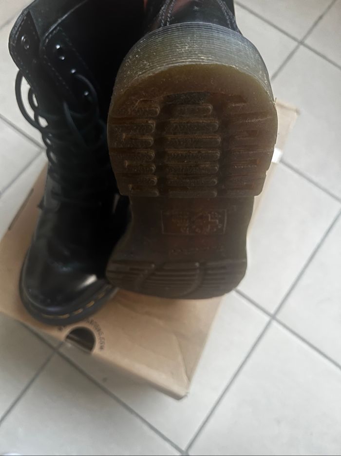 Chaussure bottines Dr. Martens cuir noir - Taille 37 - photo numéro 6