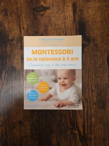 Livre : Montessori de la naissance a 3 ans