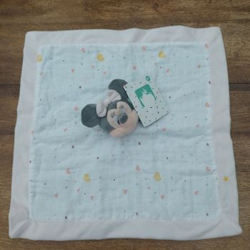 Grand doudou plat linge Disney Minnie