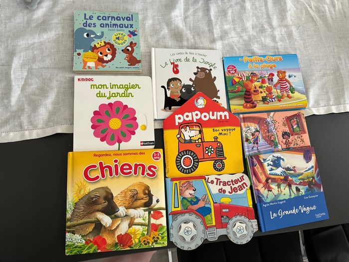 Lot 9 livres enfants garçon