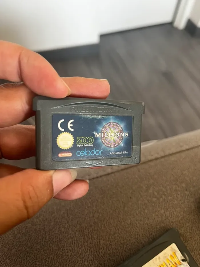 Jeu de gameboy advance  Qui veut gagner des millions Nintendo - photo numéro 3