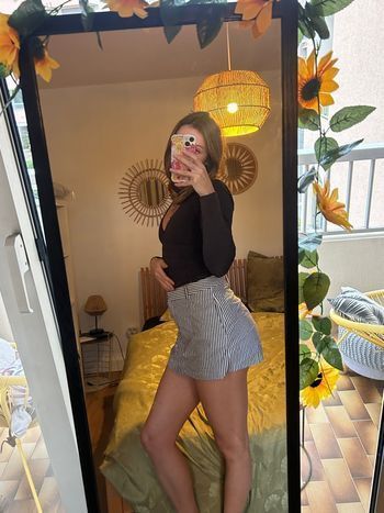 ✨ Jupe-short rayée – Taille S – Trop canon ✨