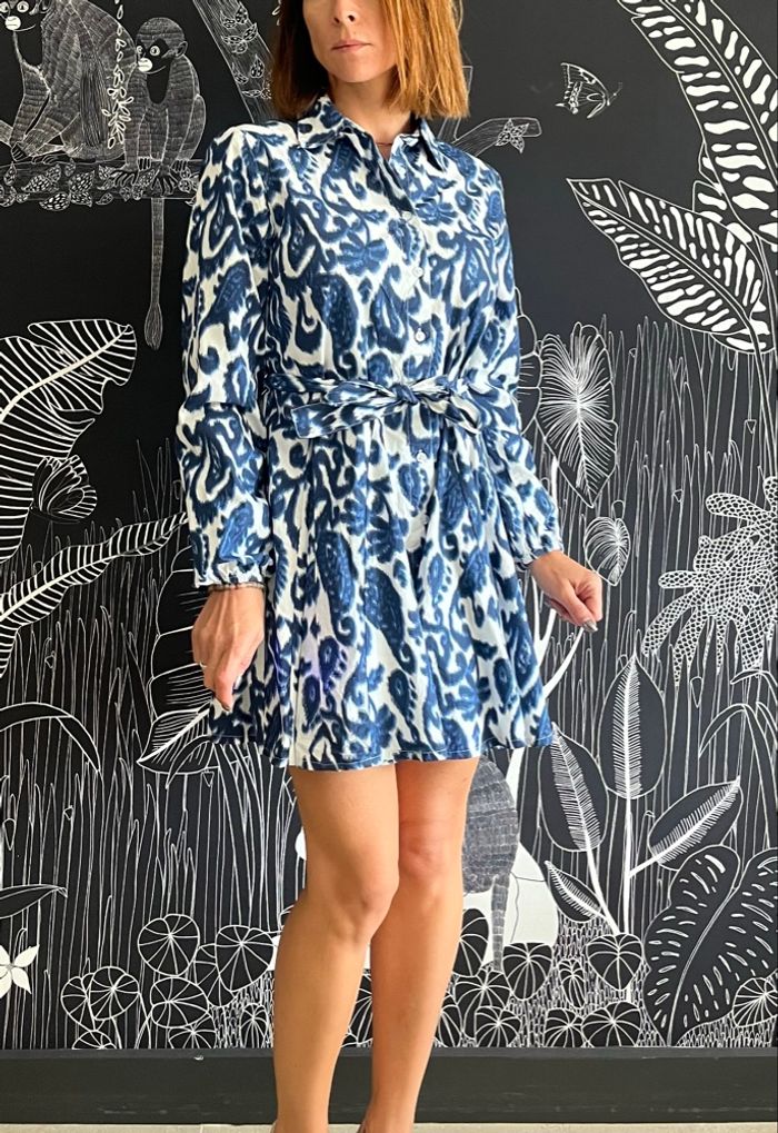 Robe imprimée manches longues Manoukian