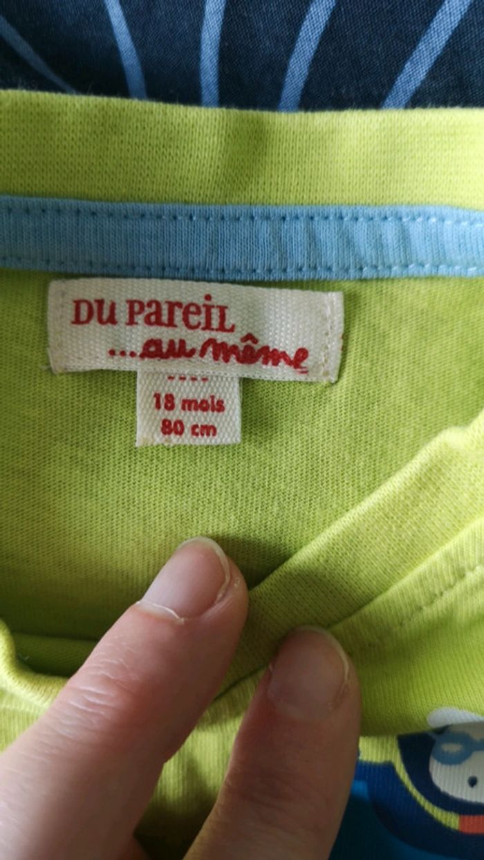 Tee-shirt 18 mois dpam - photo numéro 2