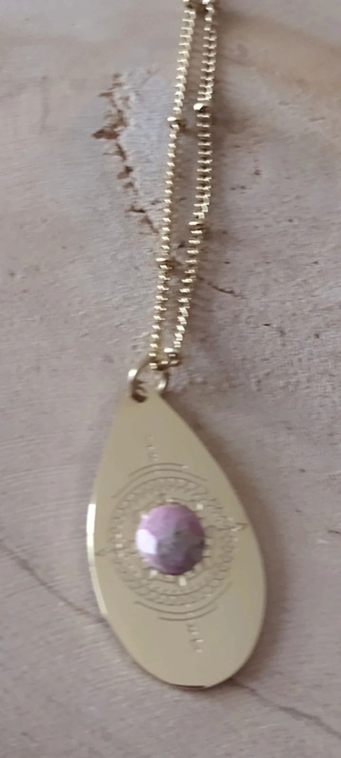 Collier Bohm rhodonite - photo numéro 3