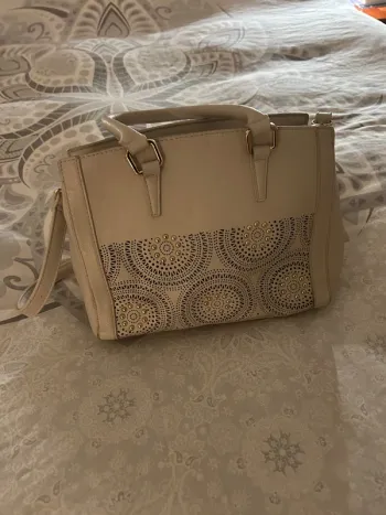 Sac à main beige