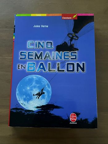 Livre Cinq semaines en ballon  Jules Verne  Livre de poche Jeunesse