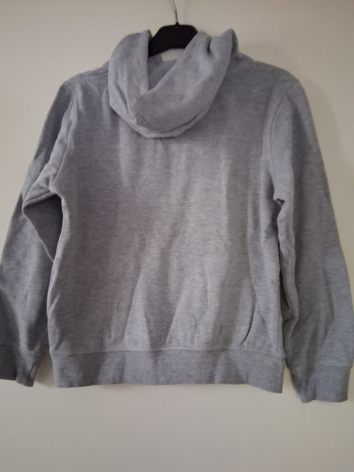 Sweat shirt capuche " creeks " gris  " t- 12 ans" - photo numéro 2