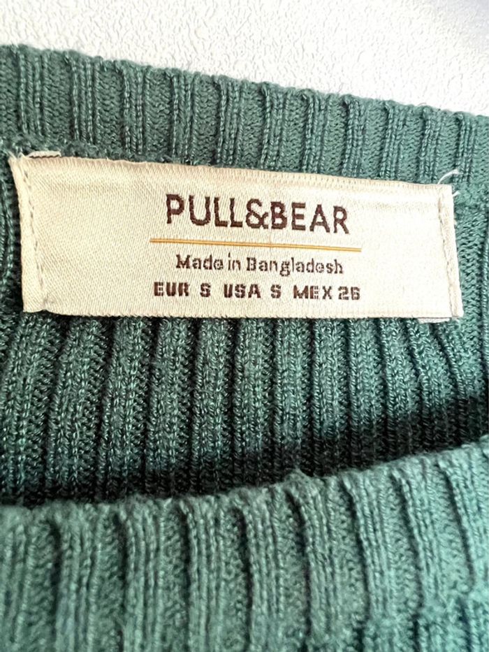 Blouse manches longues Pull & Bear vert - photo numéro 3