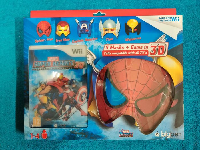 Wii Marvel Super Heroes 3D Grandmaster's Challenge