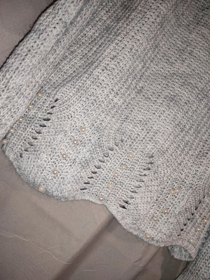 Pull gris neuf sans étiquette - photo numéro 5