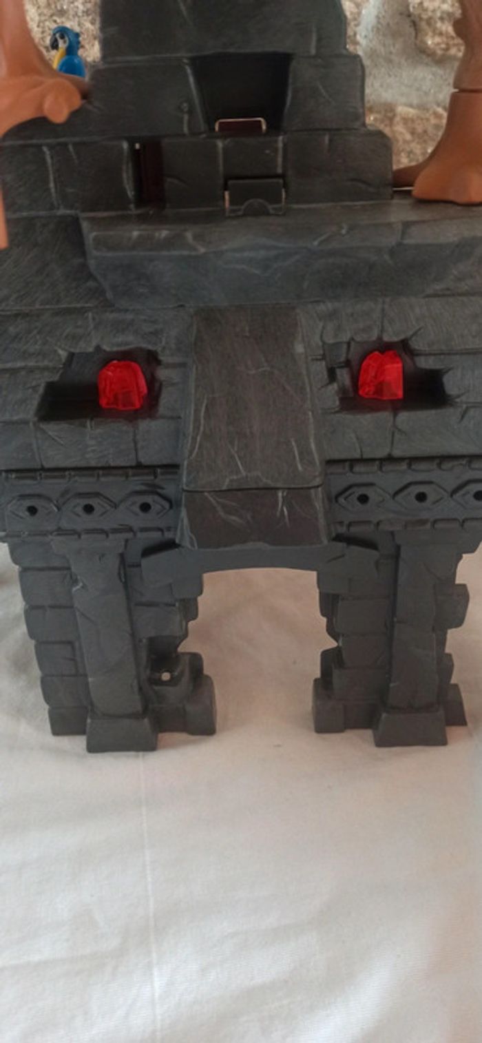 Décor de temple ruine jungle avec perroquets playmobil - photo numéro 4