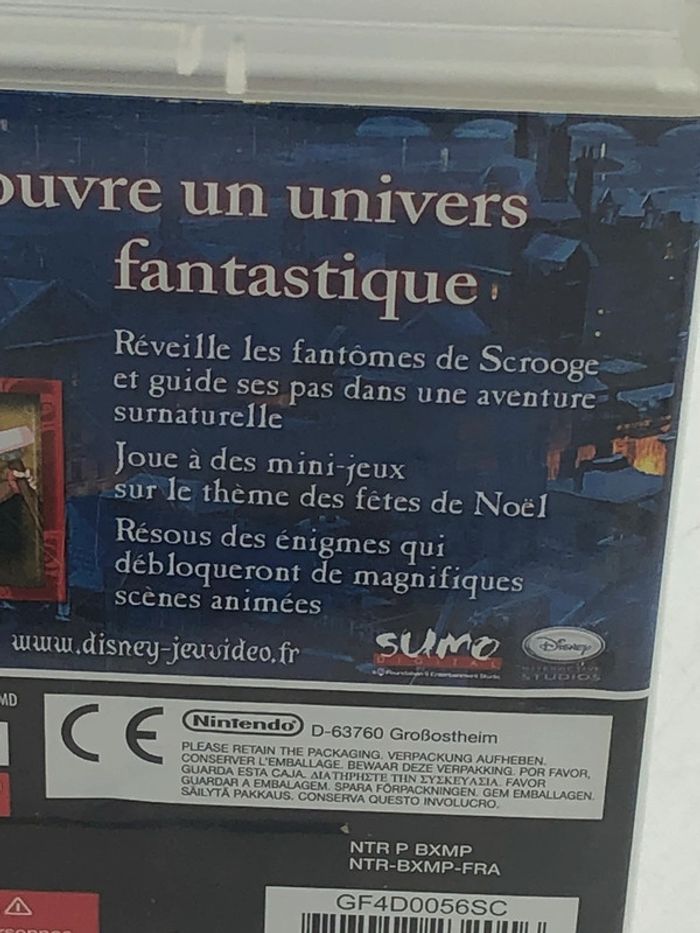 Jeu vidéo Disney le drôle de Noël de Monsieur Scrooge sur console Nintendo Ds - photo numéro 3