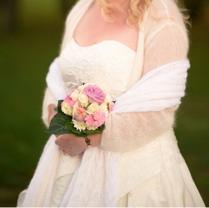 Robe de mariée 44/46 Ivoire bustier + Jupon