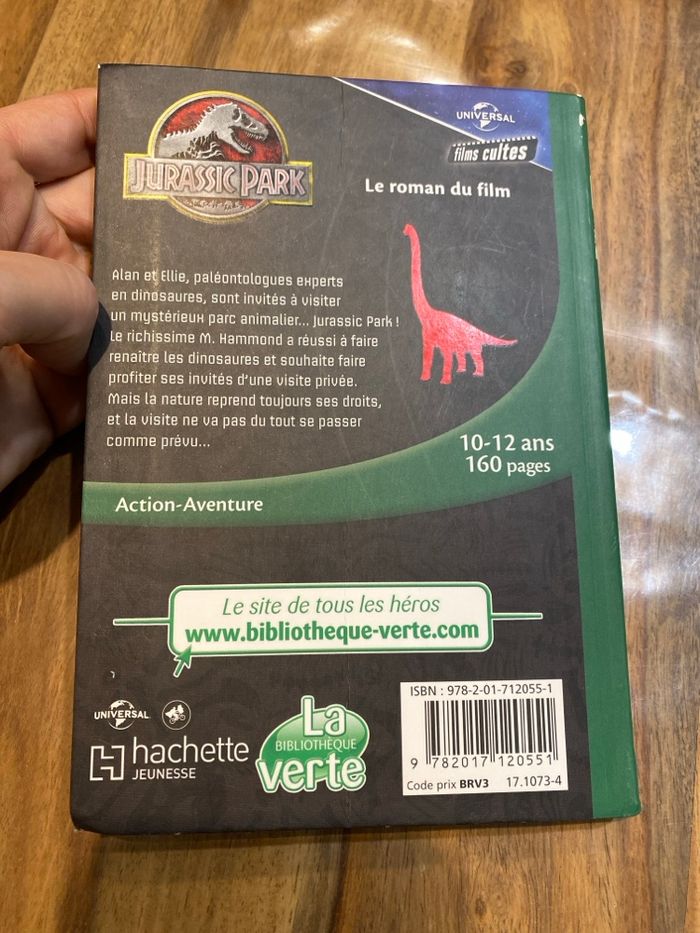 Livre Jurassic Park - photo numéro 2