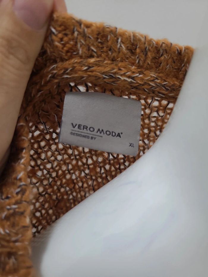 Pull vero mode moutarde taille XL - photo numéro 4