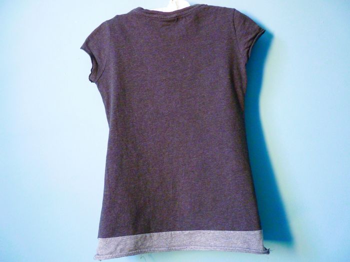 T-shirt Fille Diesel 10 ans gris paillette fête, occasions speciales anniversaire TBE - photo numéro 4