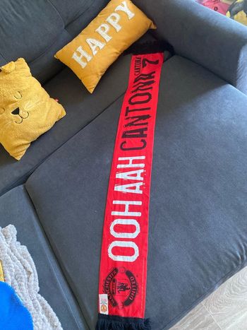 Écharpe cantona numéro 7 united Manchester