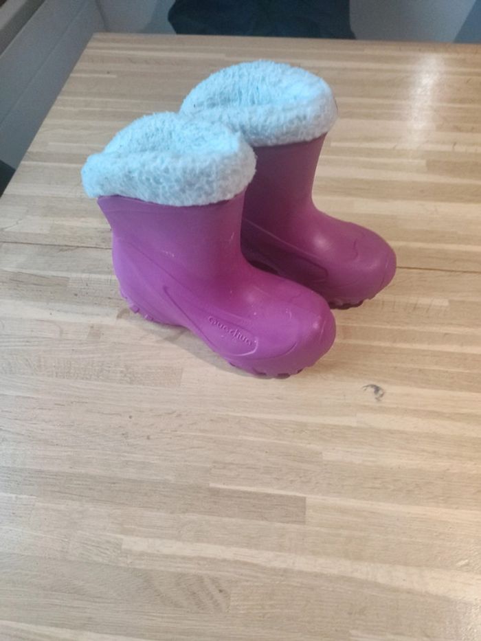 Après ski rose fuchsia