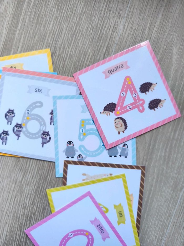Cartes chiffres de 0 à 10 - photo numéro 3