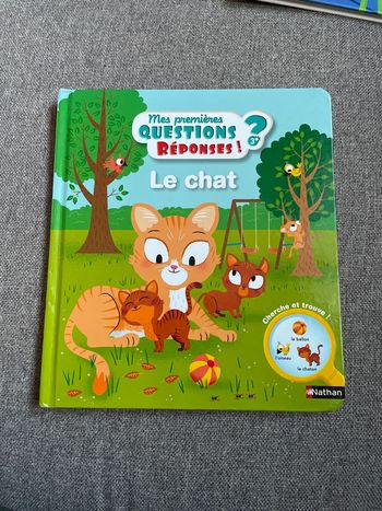 Mes premières questions ? Reponses ! Le chat