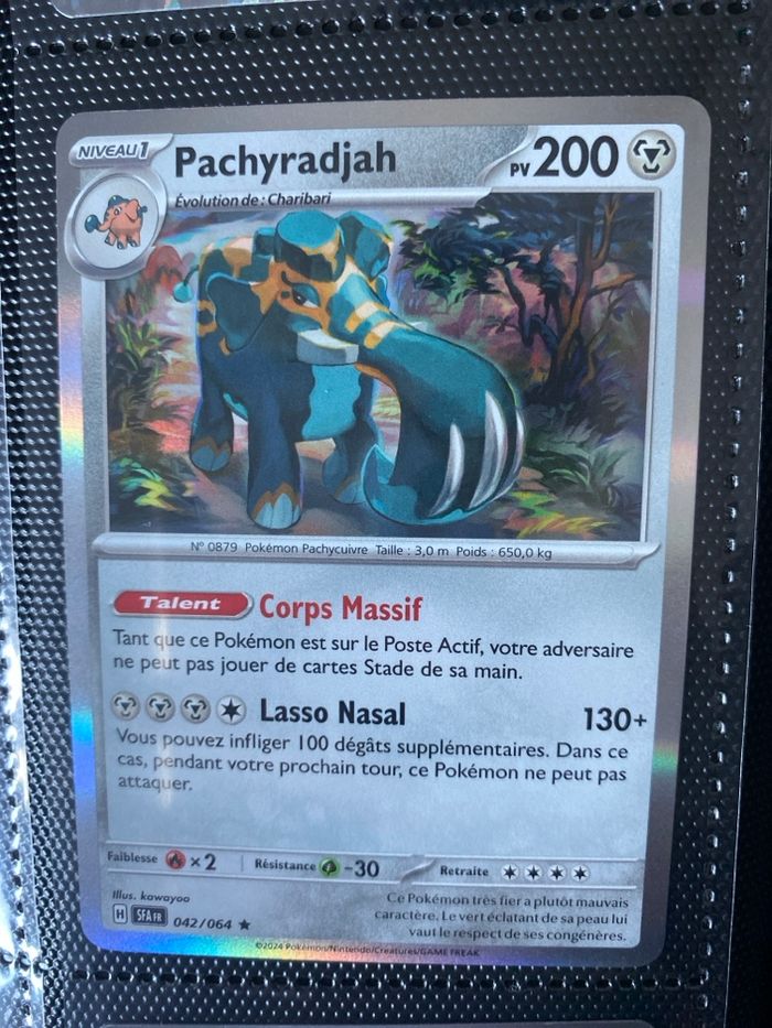 Carte Pokémon holographique neuf