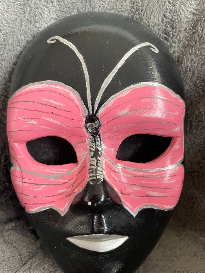 Masque décoratif vénitien vintage - photo numéro 5